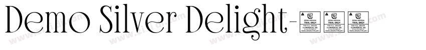 Demo Silver Delight字体转换